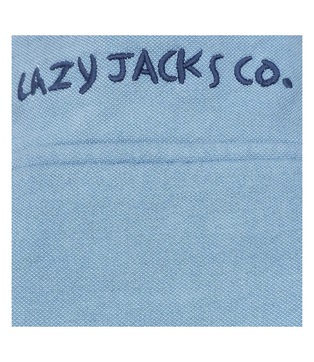 Mens Pique Sweatshirt Peacock Lazy Jacks-4