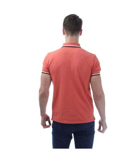 Mens Oyster River Logo Polo Shirt Pink Timberland