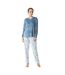 Winter pajamas long sleeve velvet JJB4 women