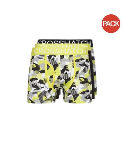 Boxers crystaline homme vert clair Crosshatch