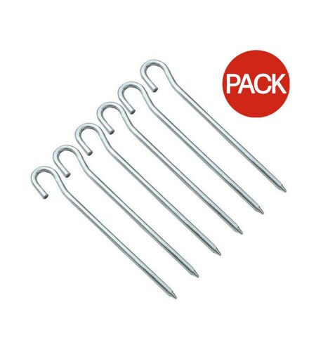 Lot De 6  Piquets De Tente Taille Unique Gris Argent Gris Argenté High Peak