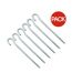 Lot De 6  Piquets De Tente Taille Unique Gris Argent Gris Argenté High Peak-1