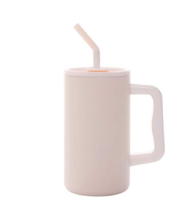 Cube recycled stainless steel 800ml travel mug one size pink XD Collection
