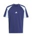 Mens Essentials Colour Block T-shirt Dark Blue Adidas-2