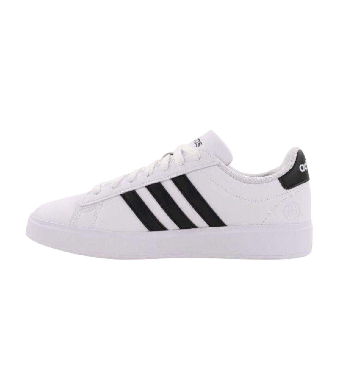 Baskets Grand Court 2.0 Homme Blanc Noir Adidas-2