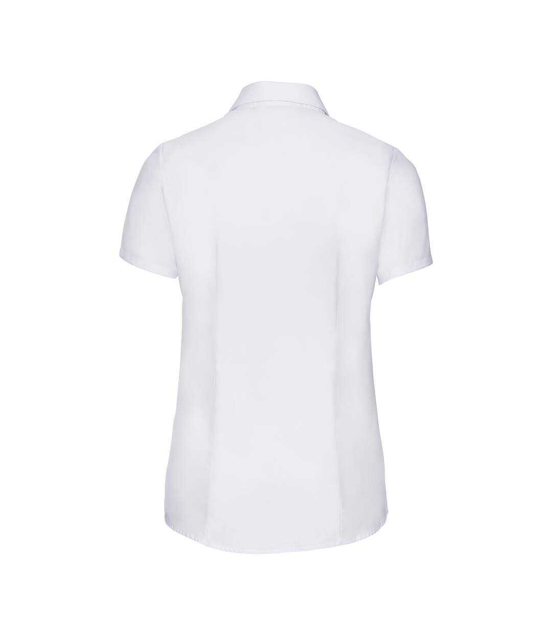 Chemisier Manches Courtes Motif/style Uni Femme Blanc Russell Collection-2