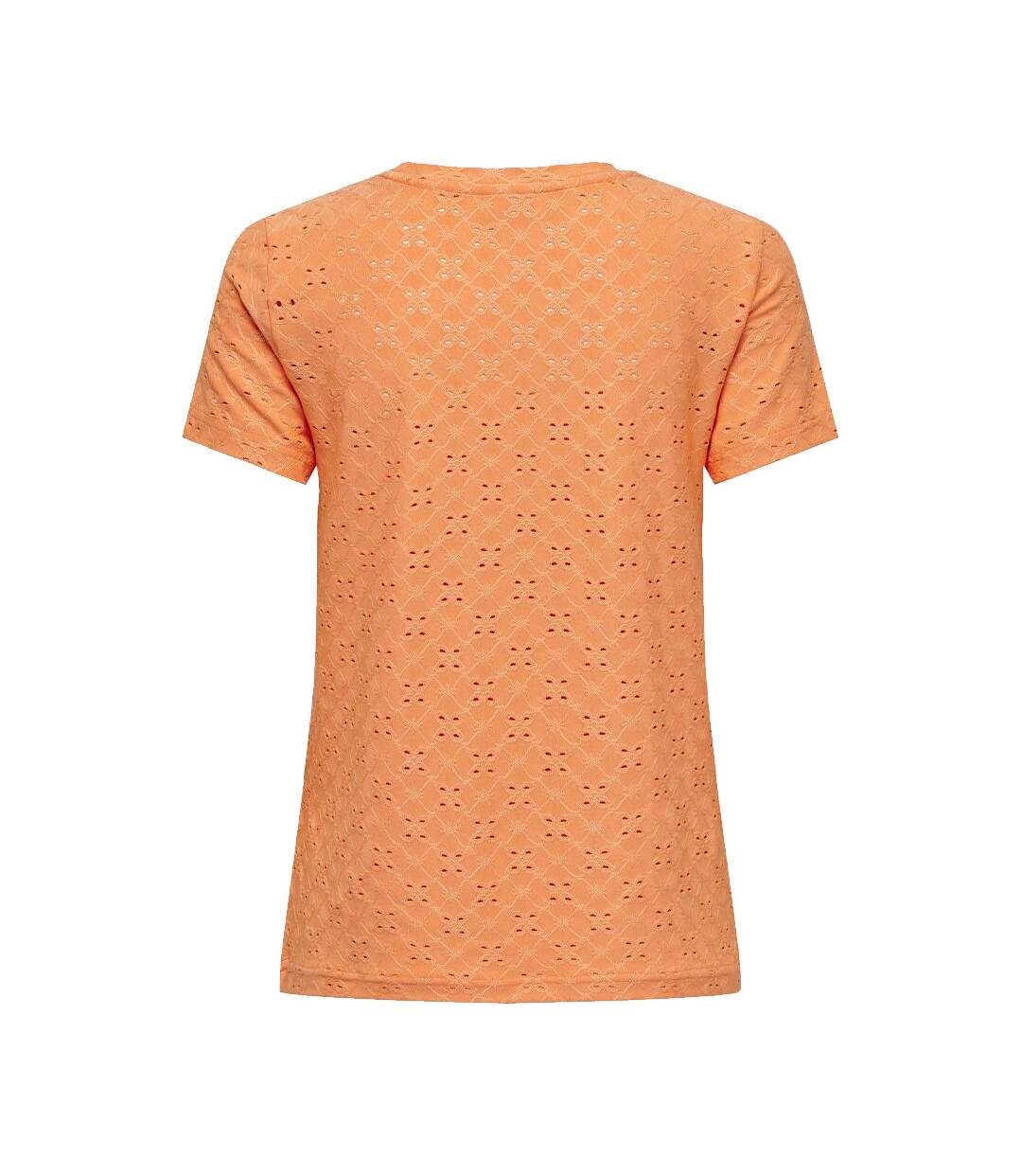 T-shirt orange femme jdy cathinka-2