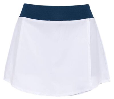 Jupe de padel avec short intégré - Femme - PA1031 - blanc et bleu marine