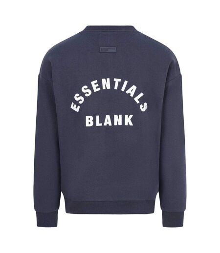 Sweat Motif/style Arc Homme Gris Foncé Blank Essentials
