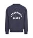 Sweat Motif/style Arc Homme Gris Foncé Blank Essentials-3