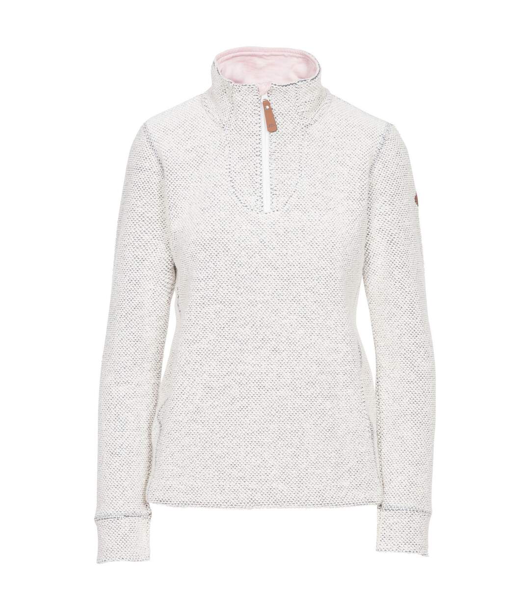 Haut Polaire Ronette Femme Blanc Cassé Trespass-2
