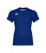 Womens/ladies Cooldry T-shirt Royal Blue Canterbury-1
