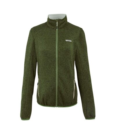 Veste polaire newhill femme vert néphrite / vanille clair Regatta