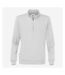 Cottover Unisex Adult Half Zip Sweatshirt (White)