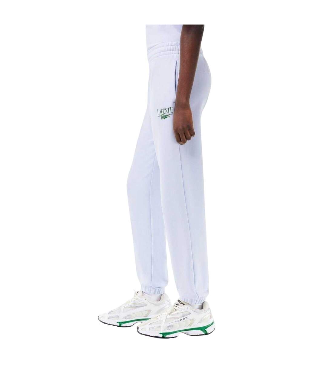 Womens/ladies Loungewear Fleece Relaxed Fit Joggers Blue Lacoste-3