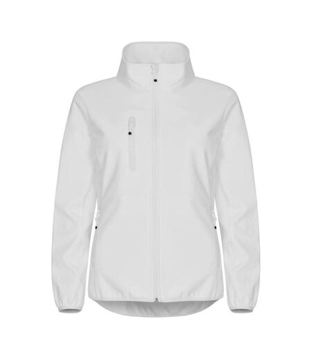 Veste Softshell Classic Femme Blanc Clique