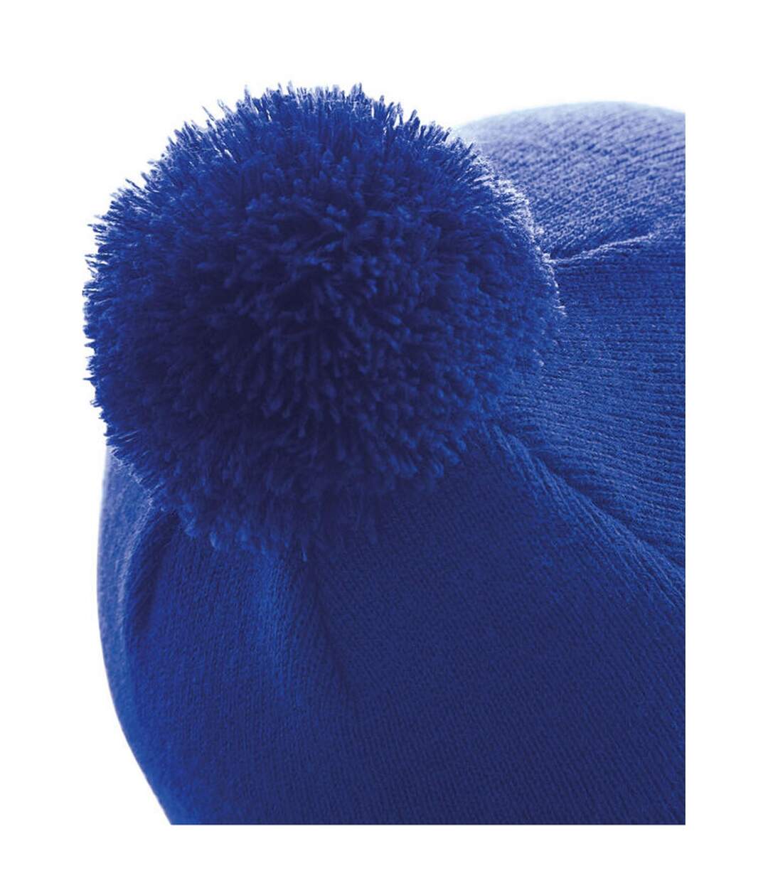 Bonnet Pom Pom Original Bleu Roi Vif Beechfield-2