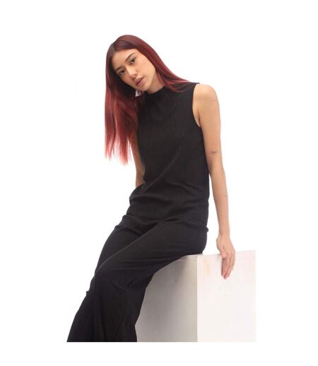 Débardeur cira plisse femme noir Vero Moda