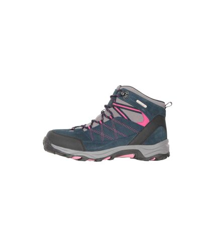 Mountain Warehouse Womens/Ladies Rapid Suede Waterproof Walking Boots (Navy) - UTMW1184