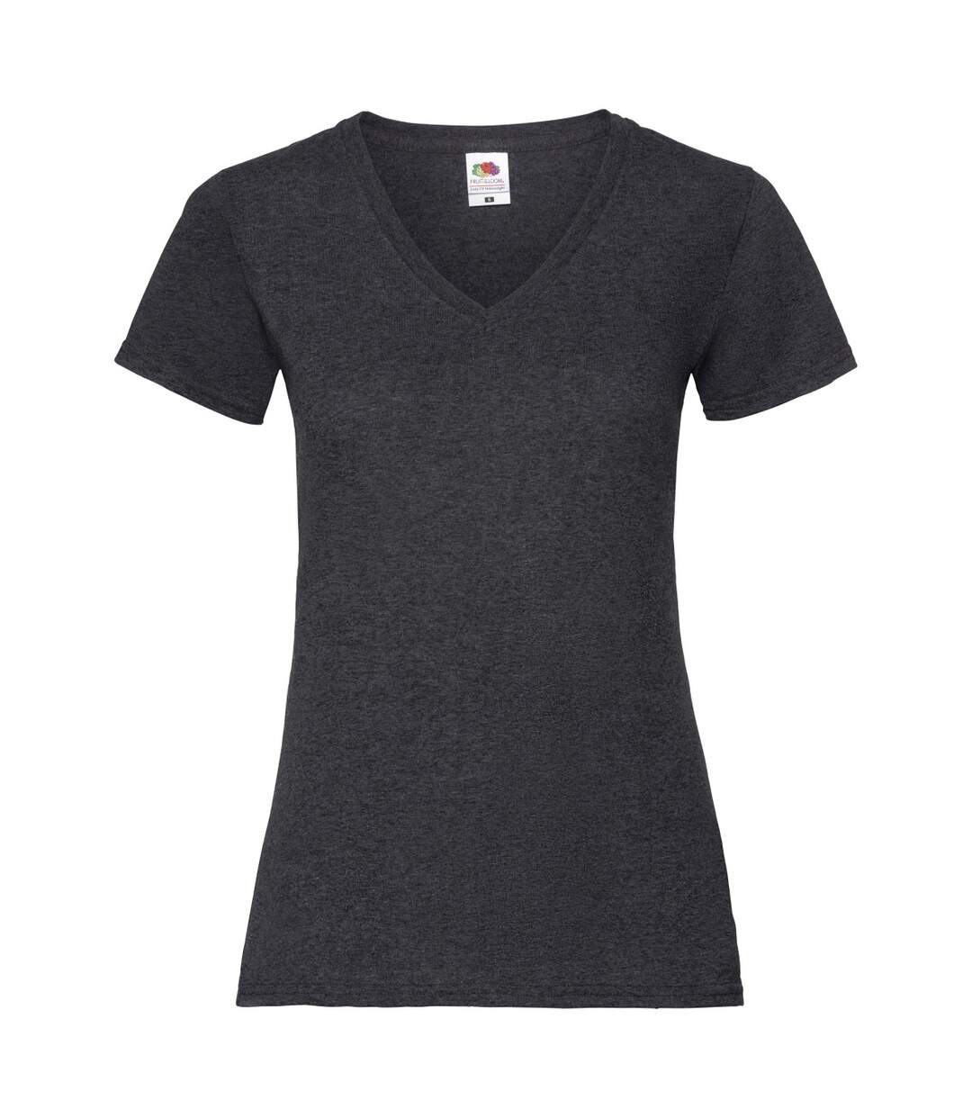 T-shirt valueweight femme gris foncé chiné Fruit of the Loom