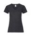 Fruit Of The Loom - T-shirt à manches courtes - Femme (Gris foncé chiné) - UTBC1361