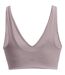 Brassière Motif/style Côtelé Femme Gris Under Armour-2