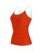 Haut De Tankini Uni À Bretelles Ajustables Kyra Femme Orange Foncé Regatta-4