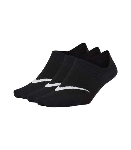 x3 paires de chaussettes noires femme nike everyday