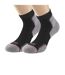 1000 Mile Womens/Ladies Recycled Ankle Socks (Pack of 2) (Black/Gray) - UTRD2683