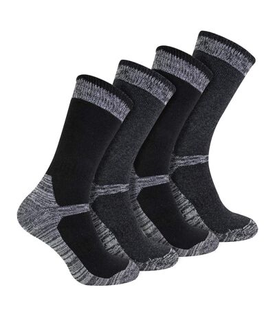 4 Pr Chaussettes de Travail Homme Coton pour Été