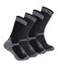 4 Pr Chaussettes de Travail Homme Coton pour Été-1