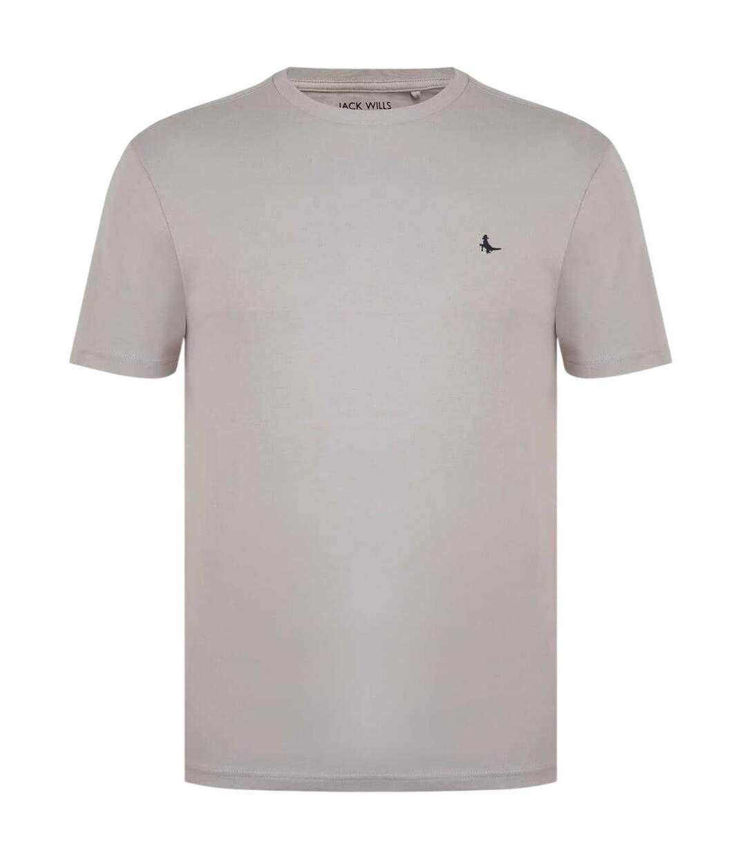 T-shirt Motif/style Logo Sandleford Homme Beige Gris Jack Wills-1