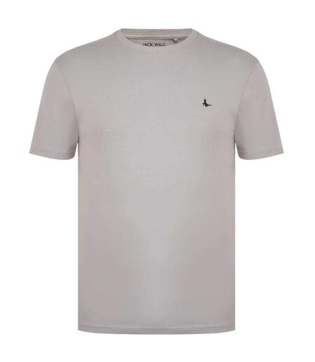 T-shirt Motif/style Logo Sandleford Homme Beige Gris Jack Wills