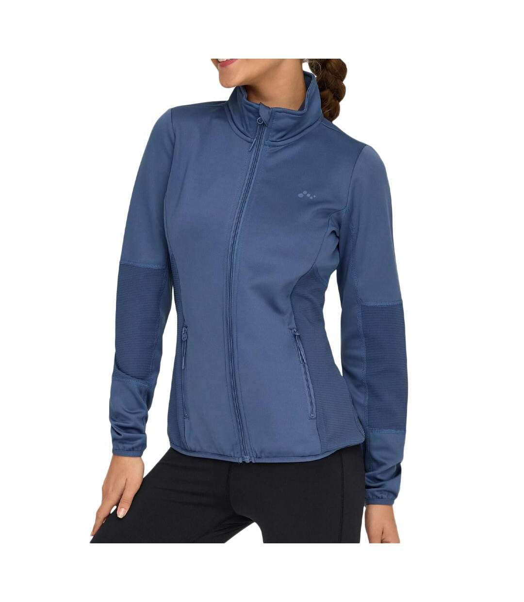 Veste polaire bleu polaire femme only play petta-1