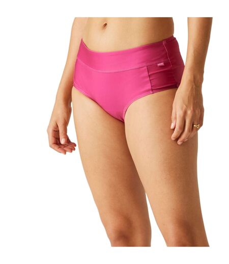 Womens/ladies paloma plain swim briefs pink fusion Regatta