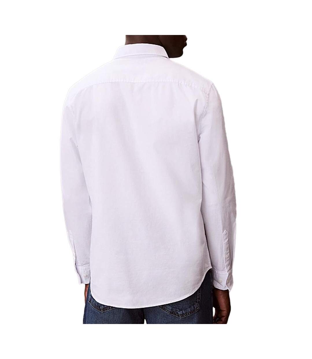 Chemise blanche homme calvin klein jeans oxfords-2