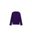 T-shirt Uni Manches Longues Softstyle Homme Violet Foncé Gildan-2