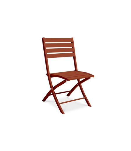 Chaise de Jardin Pliante Marius 82cm Terracotta