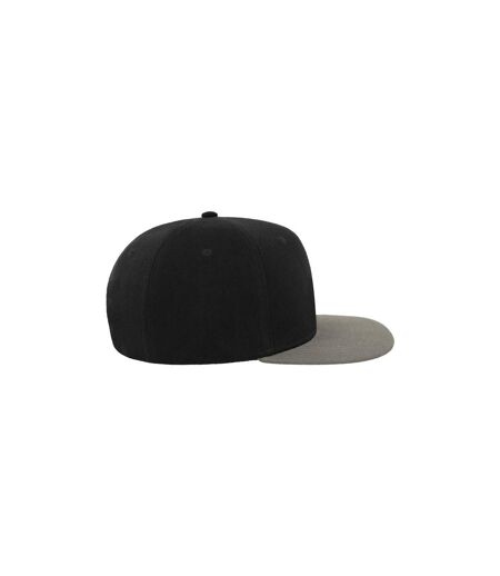 Casquette avec visière plate mixte noir / gris Atlantis