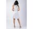 Robe courte tendance MAURINE blanche doublée Coton Du Monde-4
