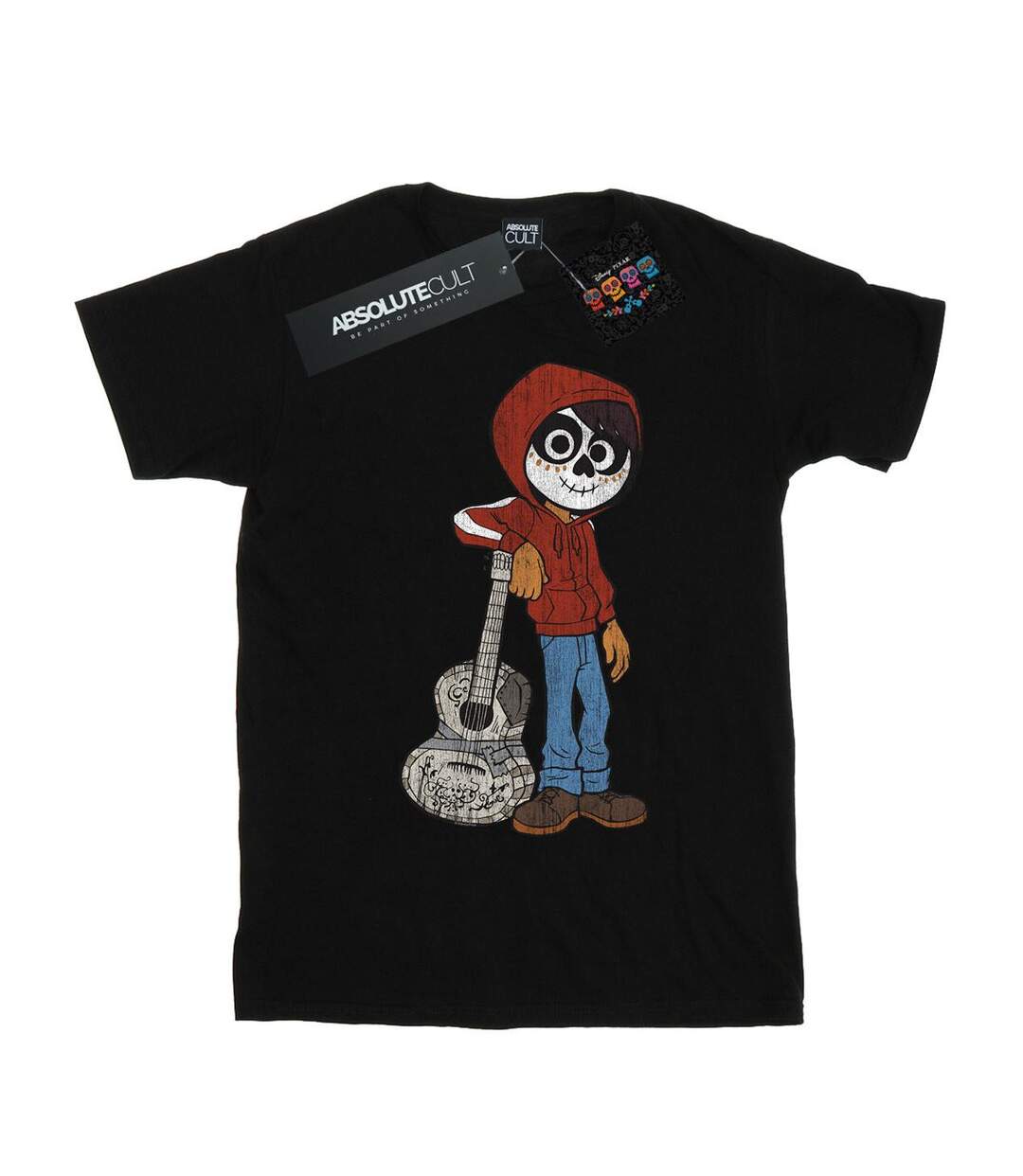 Disney Womens/Ladies Coco Miguel With Guitar Cotton Boyfriend T-Shirt (Noir) - UTBI16565-1