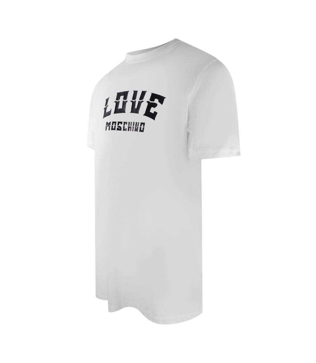 T-shirt Motif/style Vif Homme Blanc Love Moschino-3