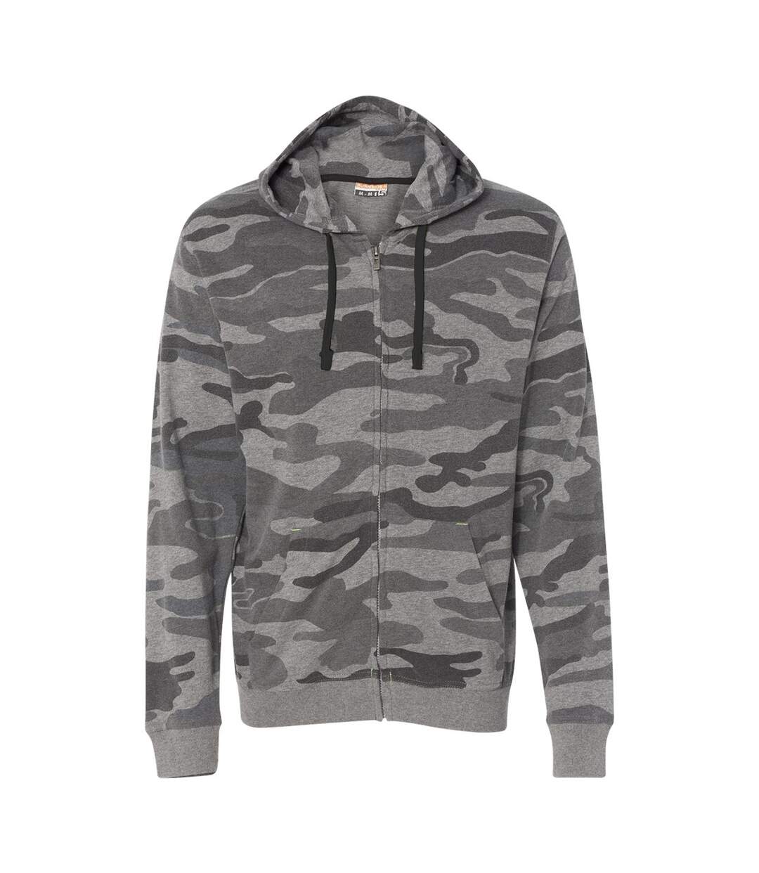 Sweat À Capuche Motif/style Camouflage Adulte Noir Burnside-1