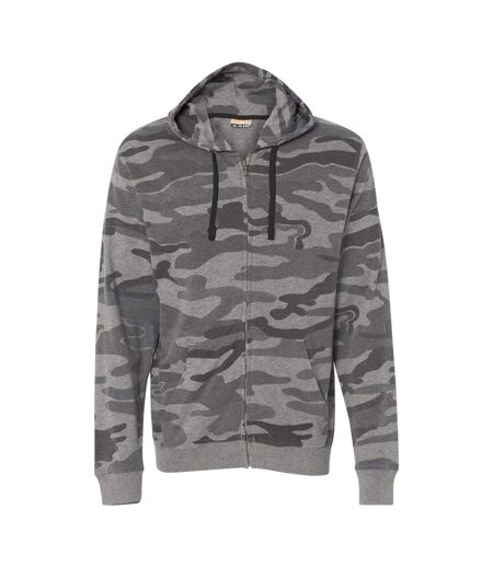 Sweat À Capuche Motif/style Camouflage Adulte Noir Burnside