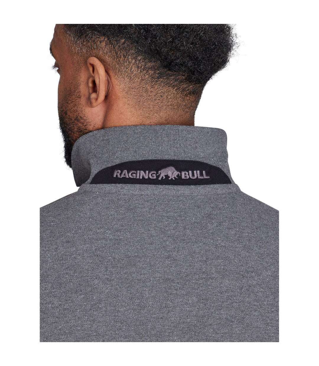 Polo Classic Homme Charbon Raging Bull-4
