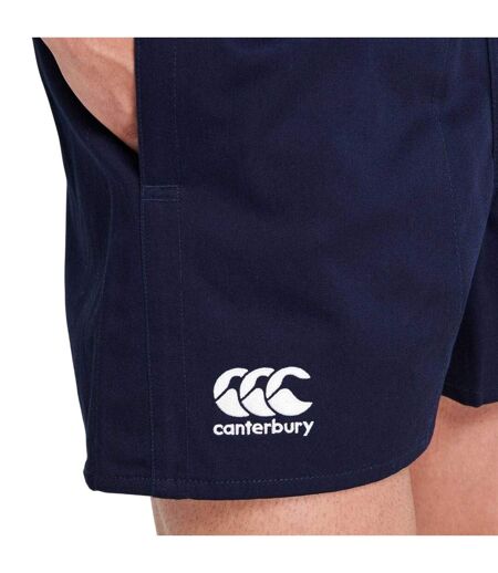 Short De Rugby Motif/style Logo Homme Bleu Marine Canterbury
