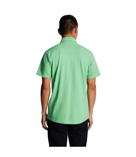 Chemise Manches Courtes Homme Vert Lyle & Scott