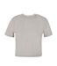 T-shirt Court Femme Gris Pâle New Morning Studios-2