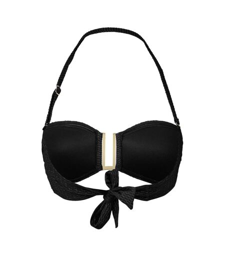 Haut De Maillot De Bain Motif/style Détail Doré Femme Noir Biba