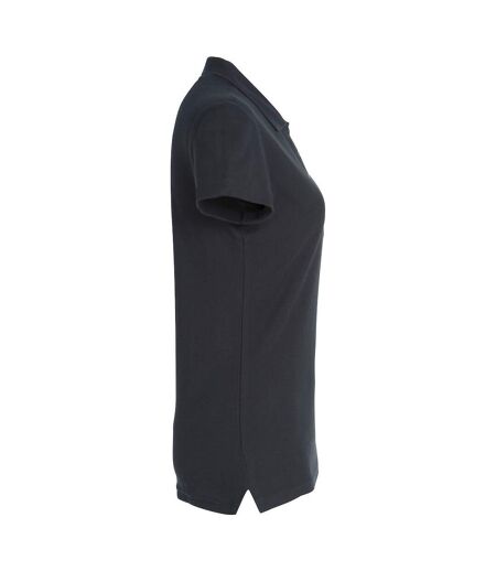 Polo Femme Noir Clique